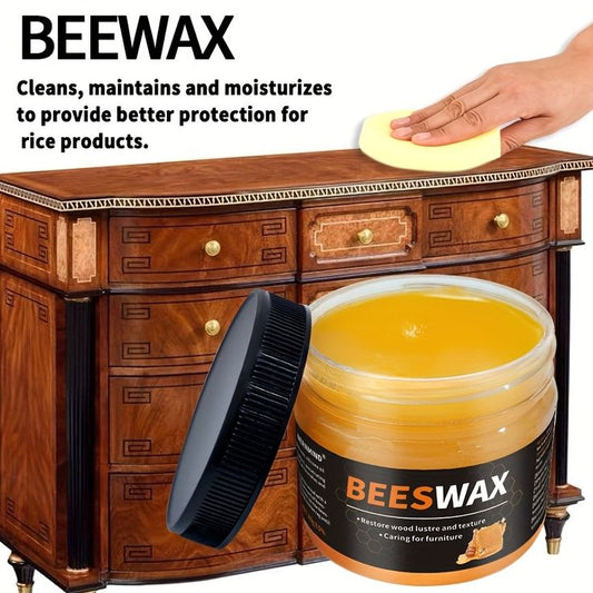 Beeswax Furniture Polish ,Wood Seasoning Beeswax | Natural Wood Wax Traditional Beeswax Polish for Wood & Furniture | Beeswax Wood Polish and Cleaner for Furniture Care
