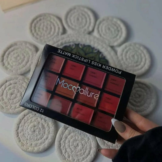 Mocallure 12-Color Lip Palette / Long-Lasting Professional Lip Kit For Every Mood