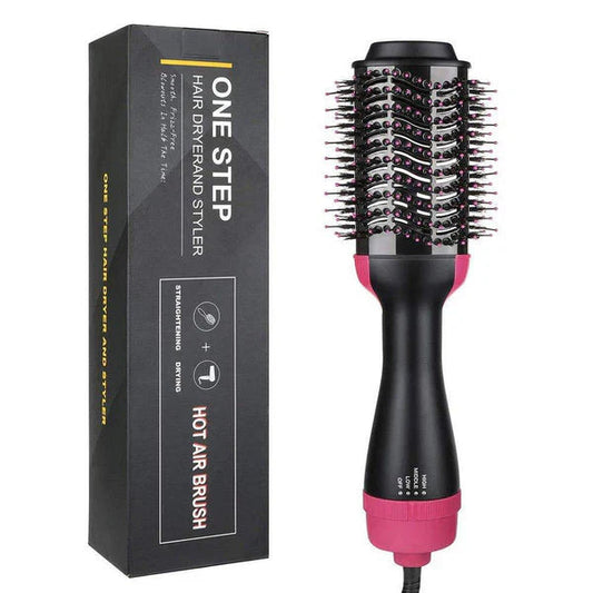 One Step 3-in-1 Hair Dryer, Straightener & Volumizer Brush, Hot Air Styler for Smooth, Shiny Hair