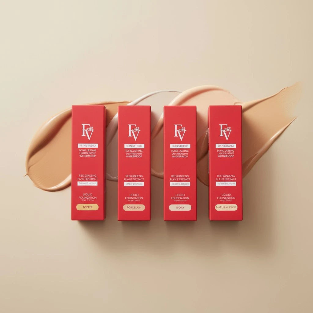 FV Foundation, Oil Absorb Ivory Liquid Foundation | Best Tube Foundation 30g