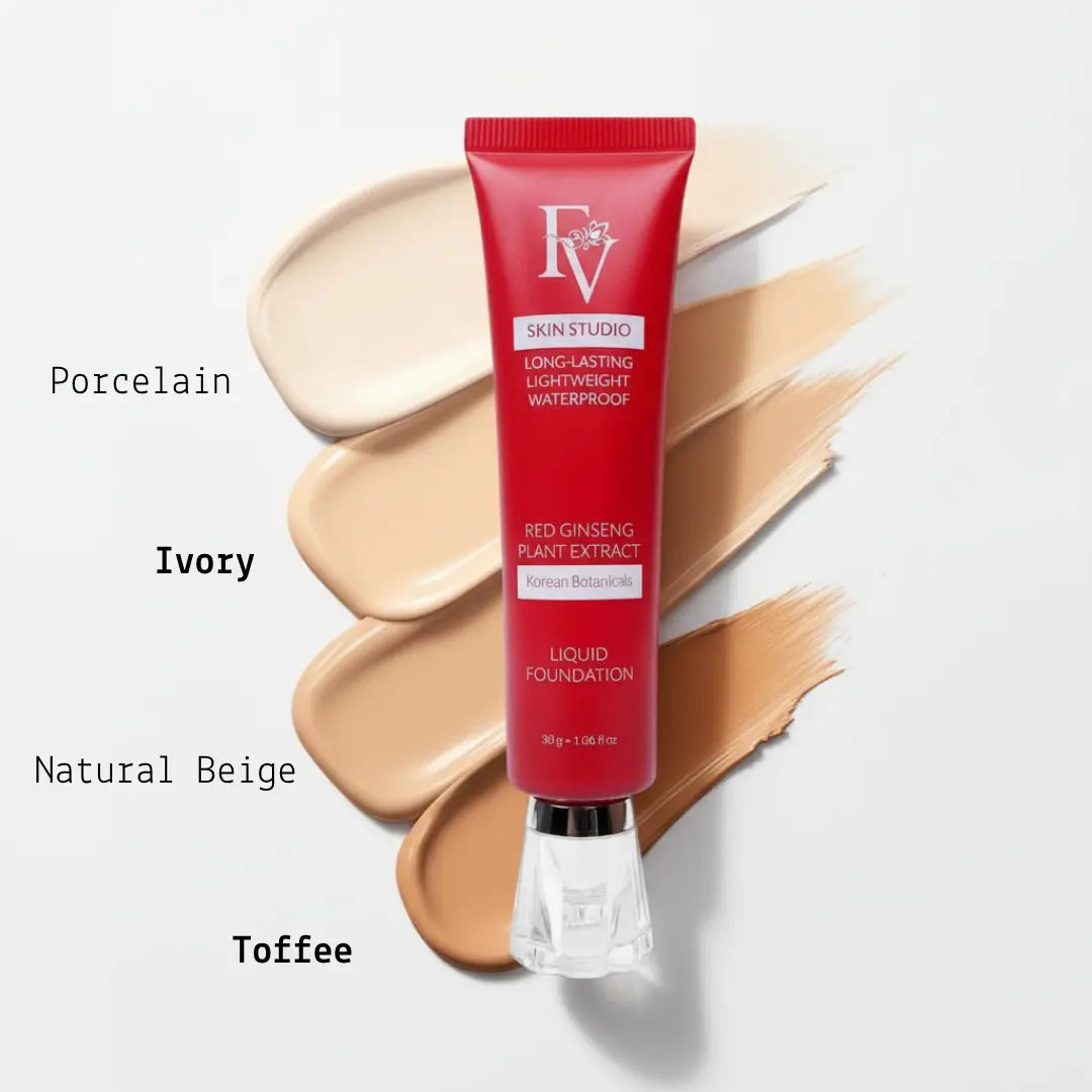 FV Foundation, Oil Absorb Ivory Liquid Foundation | Best Tube Foundation 30g